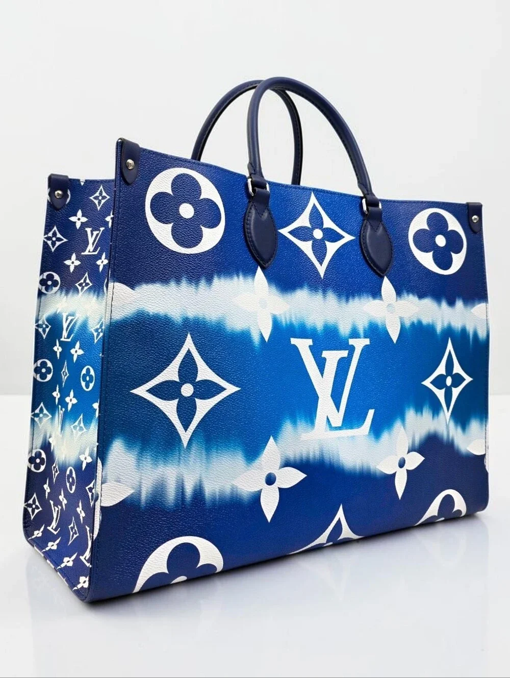 Louis Vuitton Onthego GM Escale Bleu Limited Edition Tote Shoulder Bag